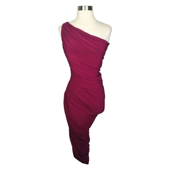 Norma Kamali Diana Gown - Size M/38 - Plum - Picture 2 of 8
